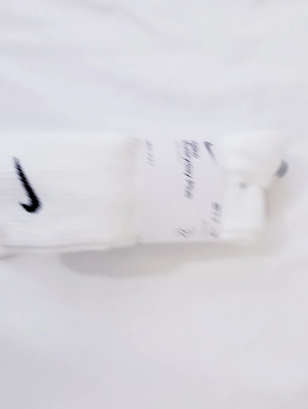 Nike Everyday Plus Cotton White High Crew Socks 3 Pack Large Mens 8 - 12 NEW